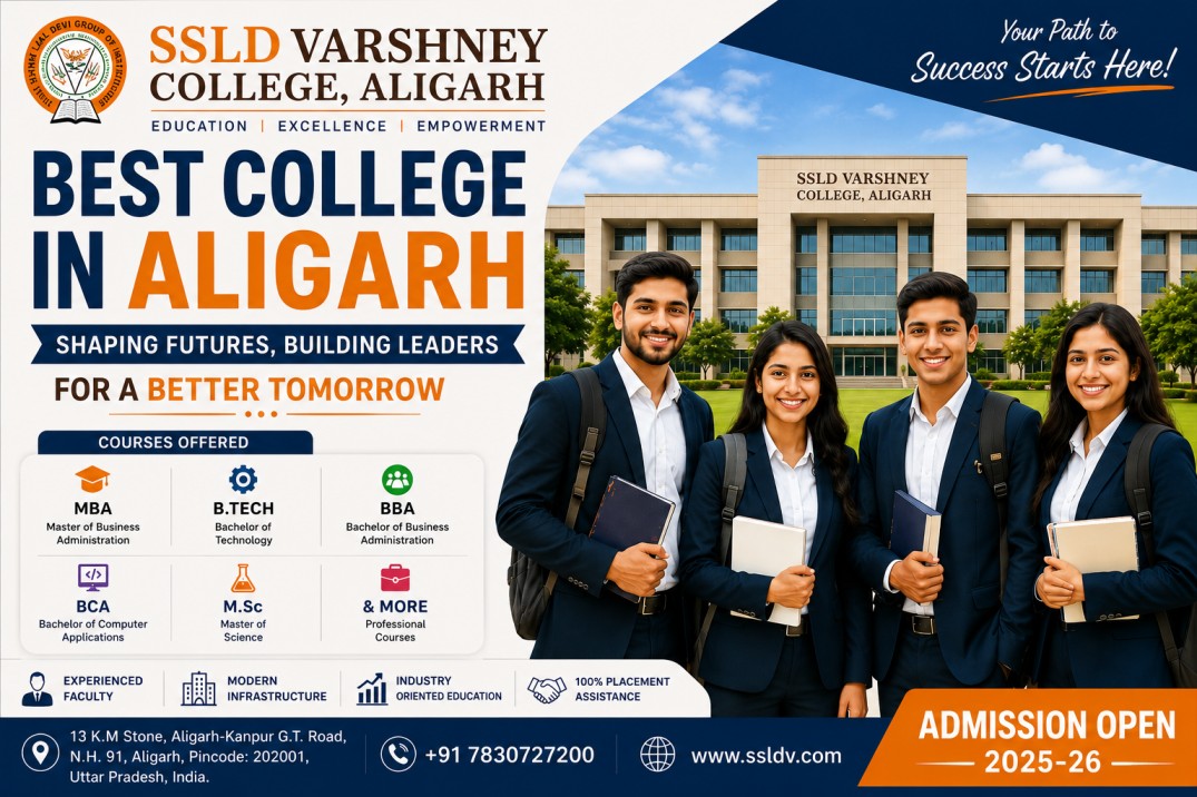 Best College in Aligarh for MBA, B.Tech, BBA, BCA, M.Sc & Professional Courses